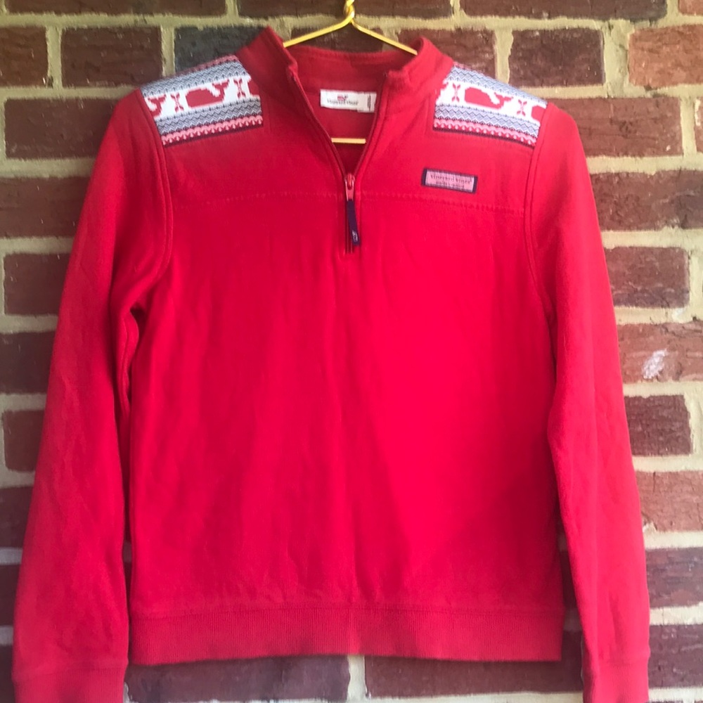 Vineyard Vines Kids sz 14   1/4 zip sweatshirt